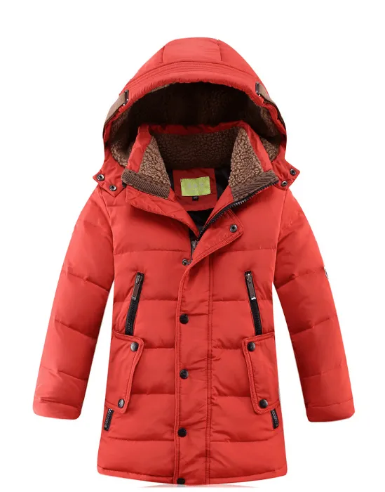 -30 Degree Children's Winter Jackets Duck Down Padded