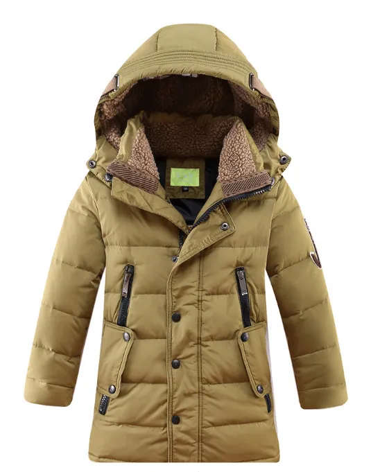 -30 Degree Children's Winter Jackets Duck Down Padded