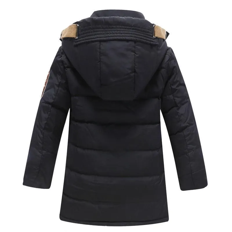 -30 Degree Children's Winter Jackets Duck Down Padded