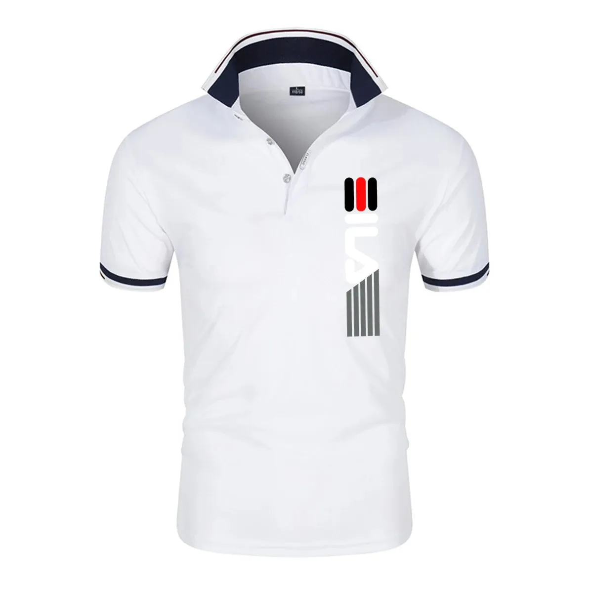 2023 Summer New Men's Lapel Anti-pillin Polo Shirt Embroidered Short Sleeve Casual Business Fashion Slim Fit Polo Shirt for Men