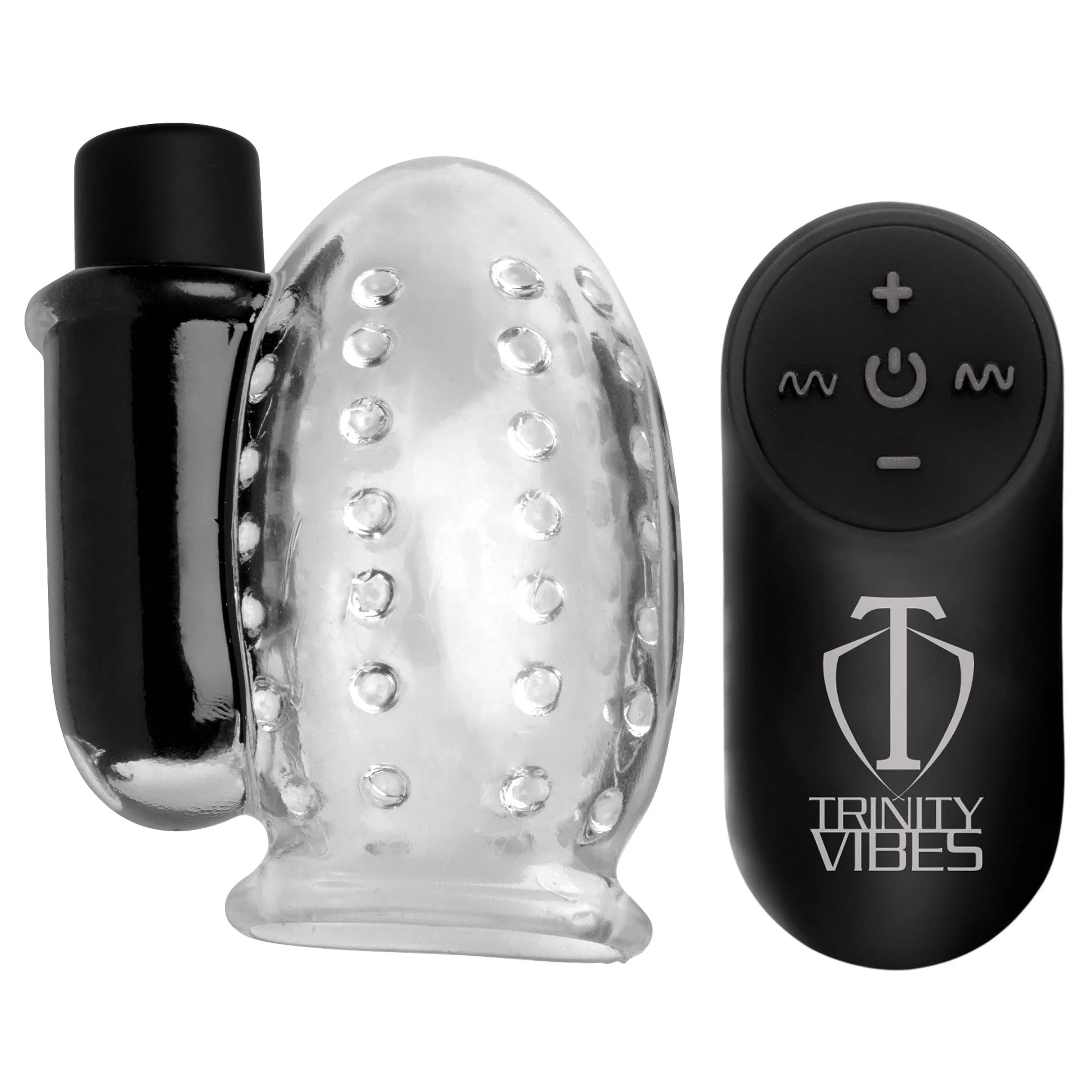 28X Rechargeable Penis Head Teaser w- Remote Control