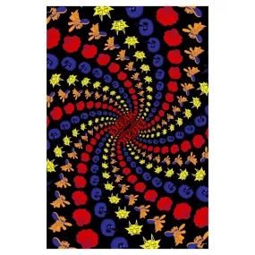 3D Freak Brothers Spiral Tapestry 60" x 90"