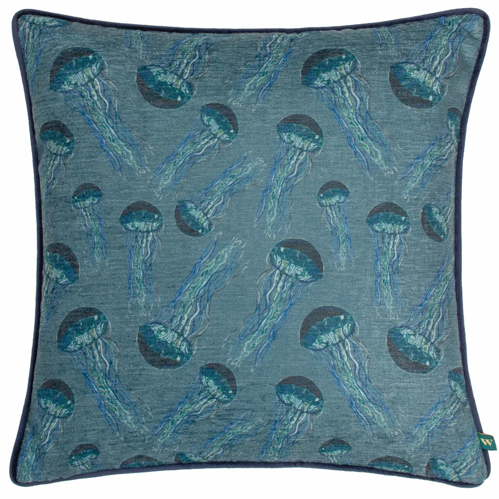 Abyss Jellyfish Cushion Petrol