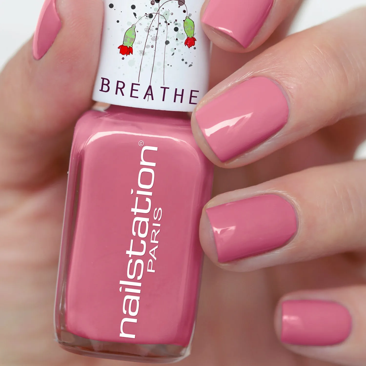 autan |  Breathable and water permeable nail polish | Light Fuchsia