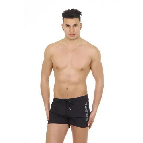 Black L Diesel mens swimming trunks BMBX-CORALRED 00CVB3 00SXU 900