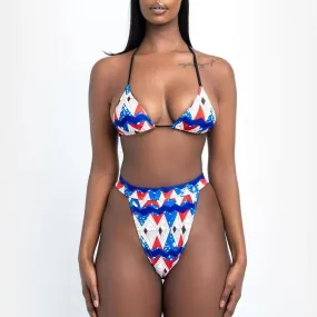 Blouse split swimsuit bikini