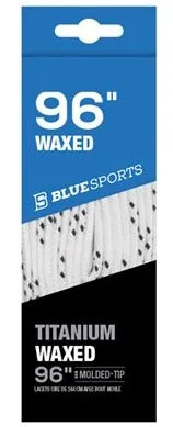 Blue Sports Waxed Laces