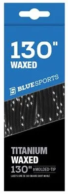 Blue Sports Waxed Laces