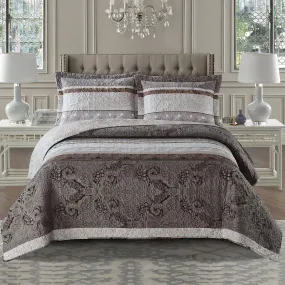 Callisto Lightweight Reversible Oversize Quilt / Bedspread Set