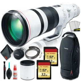 Canon EF 600mm f/4L IS III USM Lens Memory Card Bundle