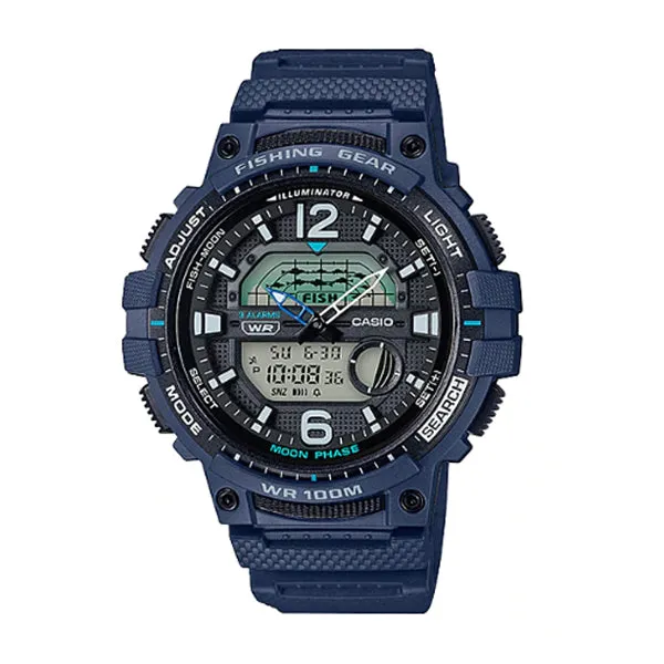 Casio Outgear Series Blue Resin Band Watch WSC1250H-2A WSC-1250H-2A