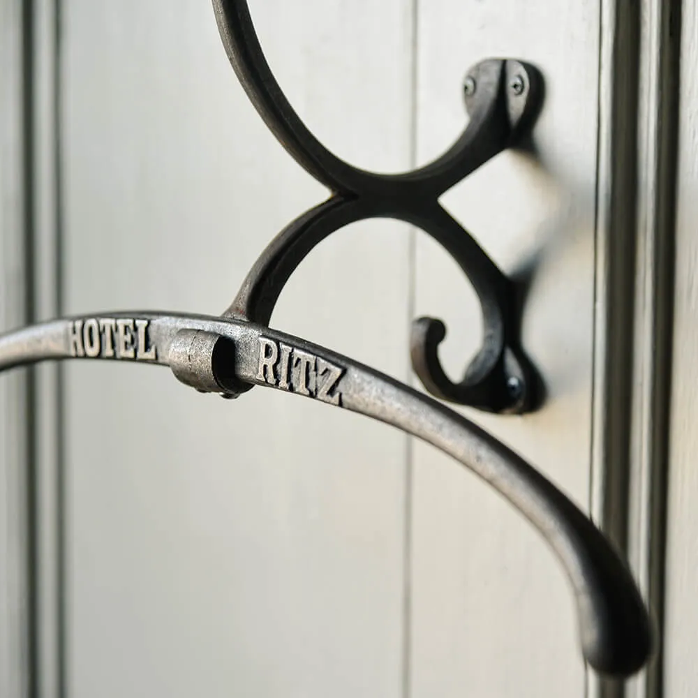 Cast Iron Ritz Hotel Clothes Hanger