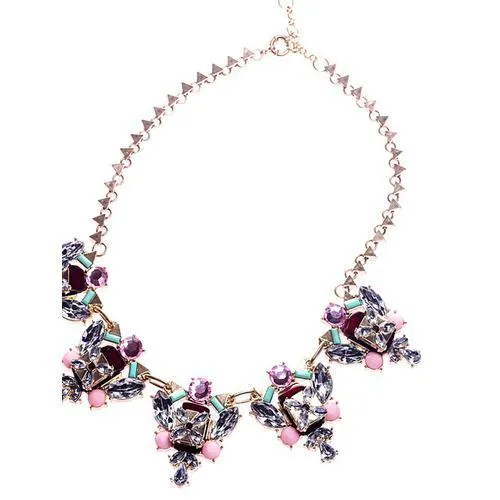 Colorful Rhinestone Bohemia Necklace