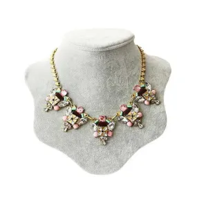 Colorful Rhinestone Bohemia Necklace