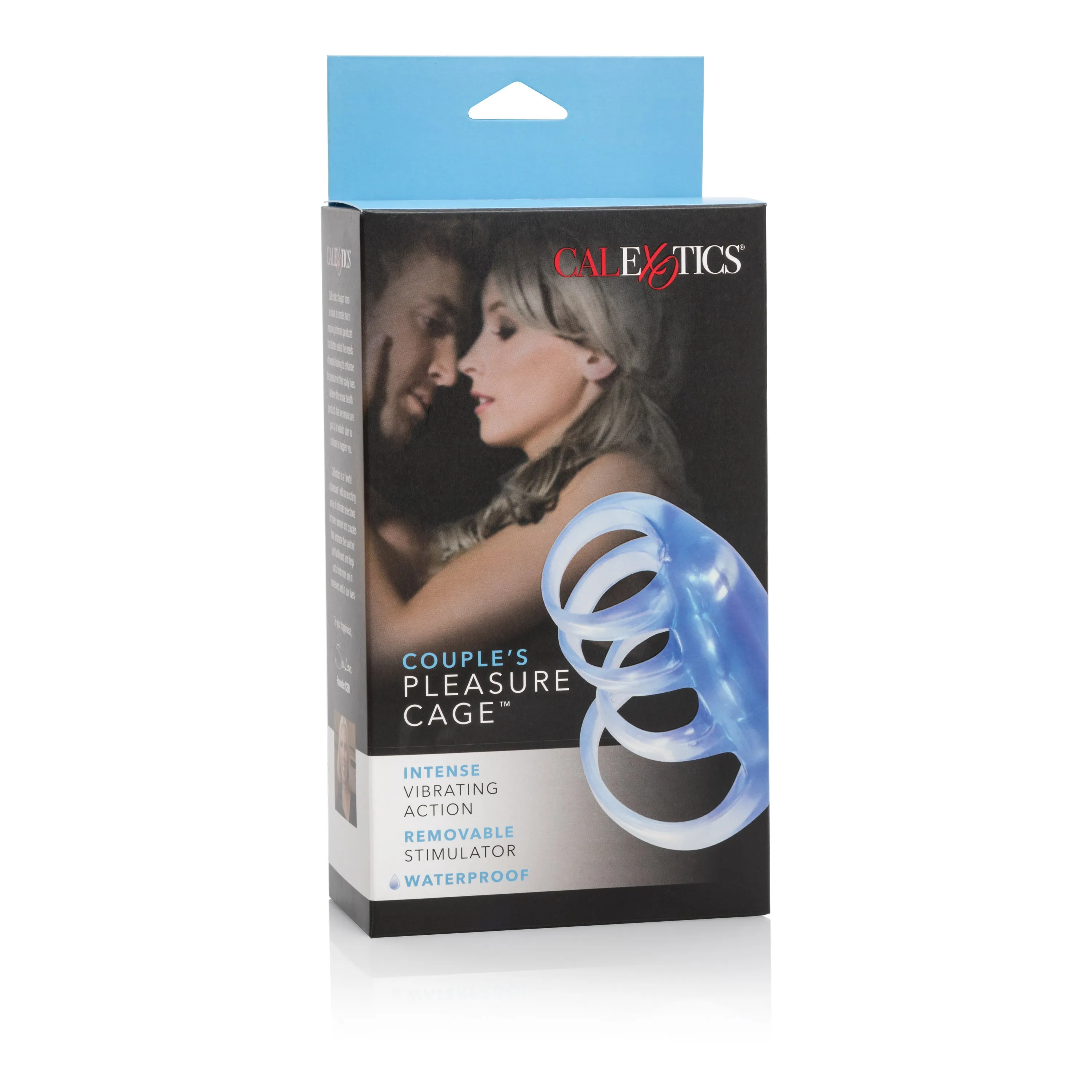 Couple's Waterproof Pleasure Cage: Stretchy Enhancer for Fun and Comfort