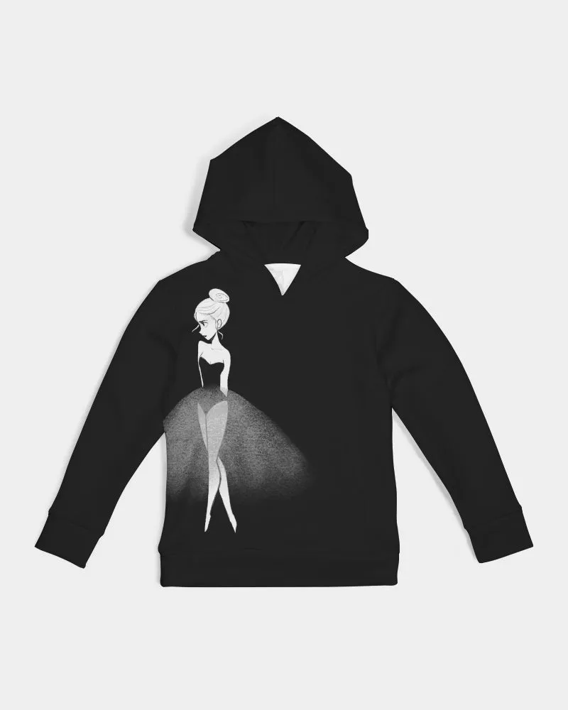 DOLLY DOODLING Ballerina Black Kids Hoodie