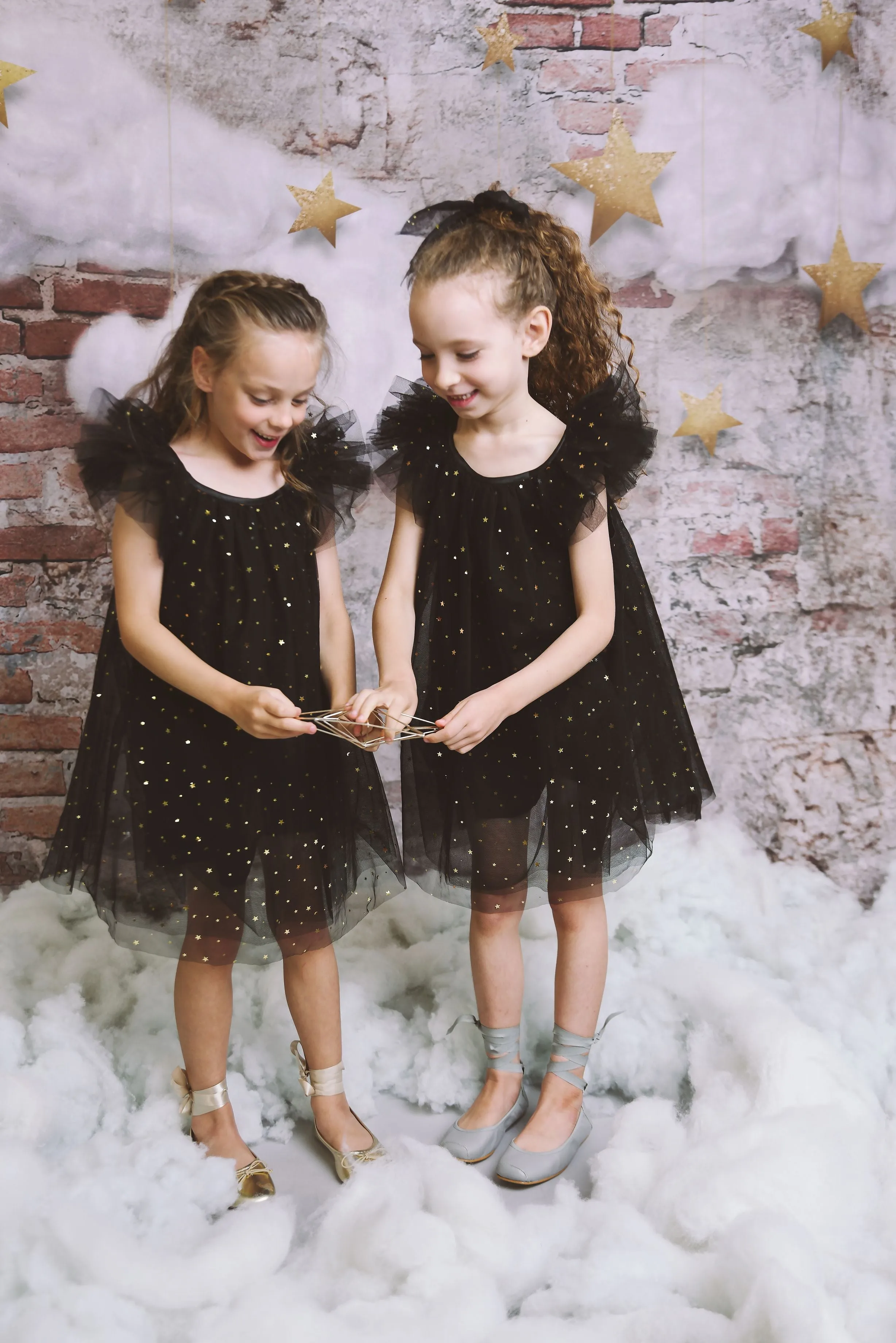 DOLLY® STARS & MOON ⭐️ 🌙 TULLE FAIRY DRESS black