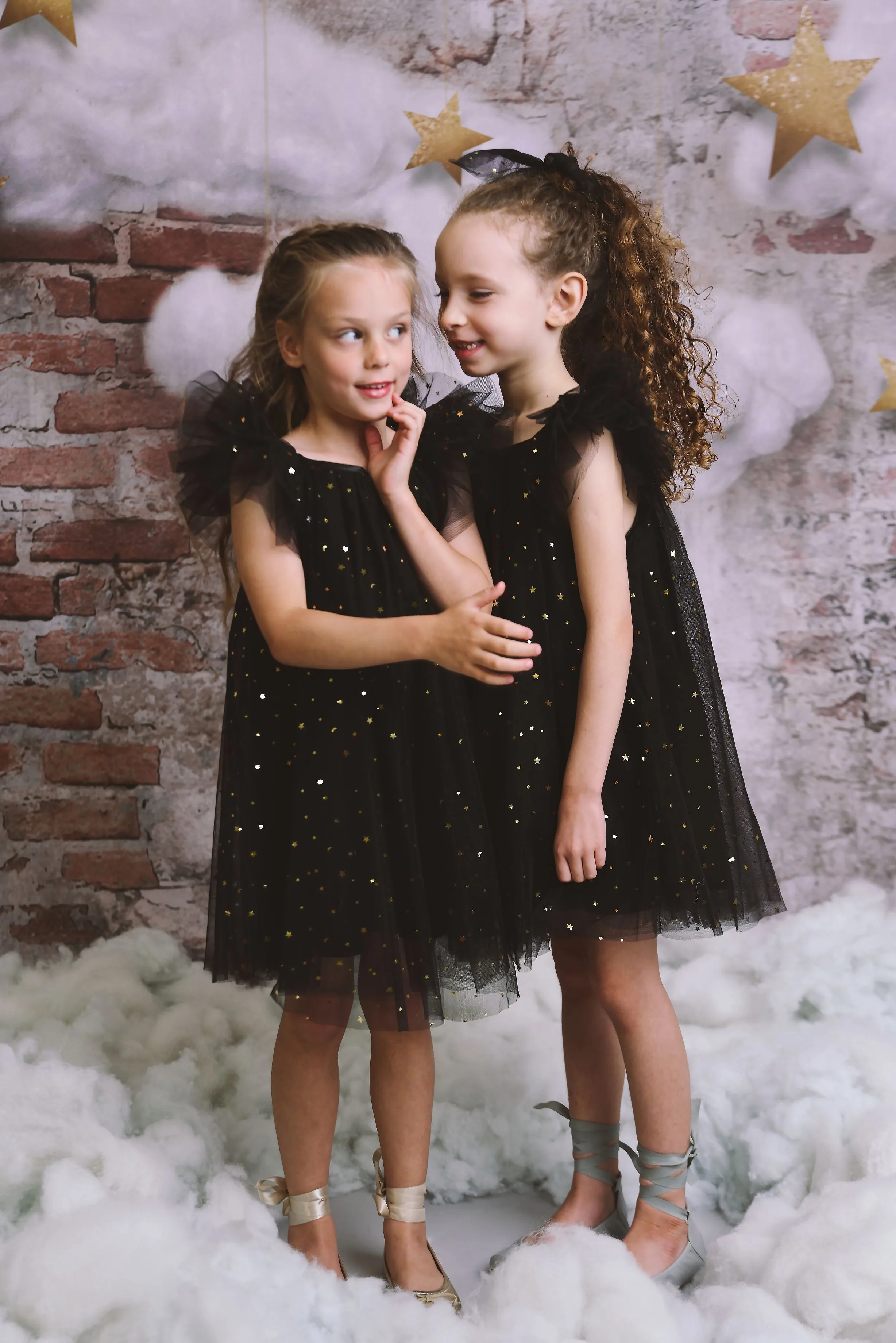 DOLLY® STARS & MOON ⭐️ 🌙 TULLE FAIRY DRESS black