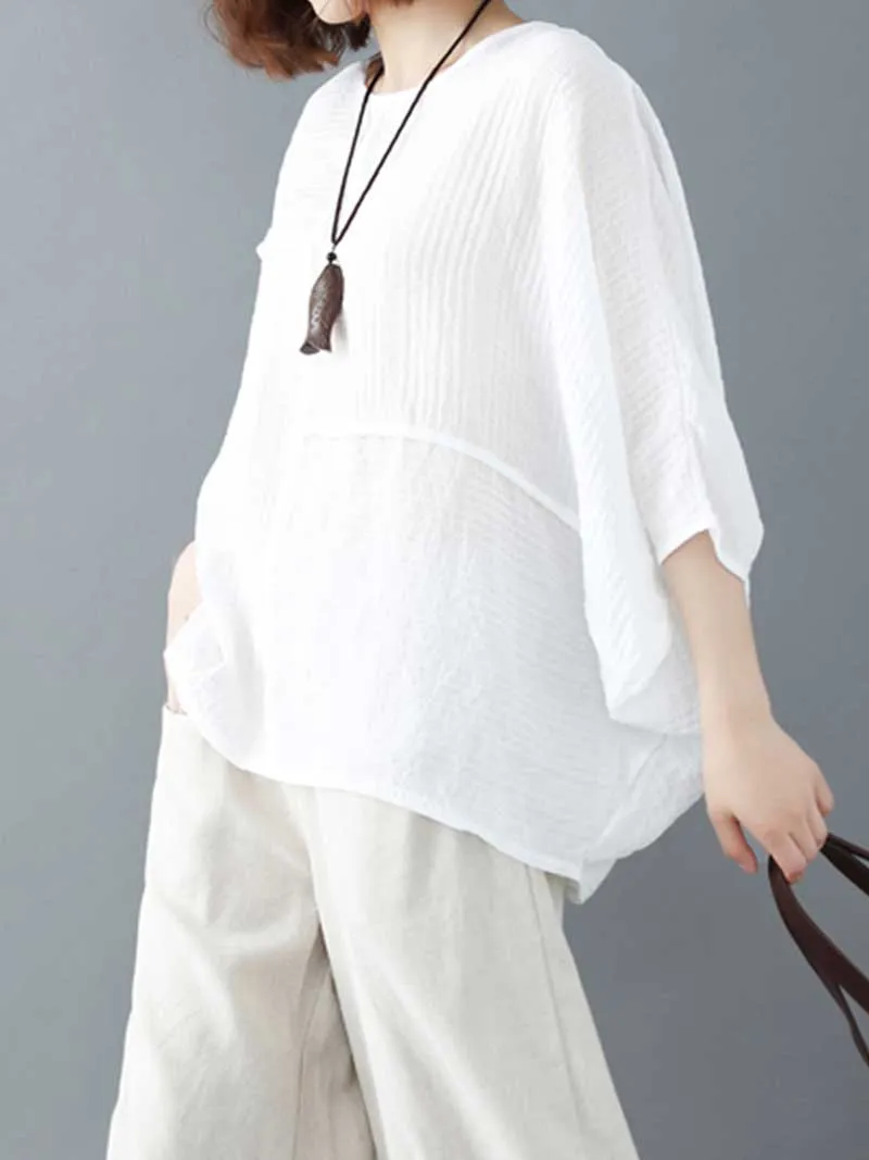 Everybody Loves Round Neck Plain Top