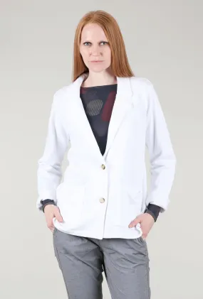 French Terry Blazer, White