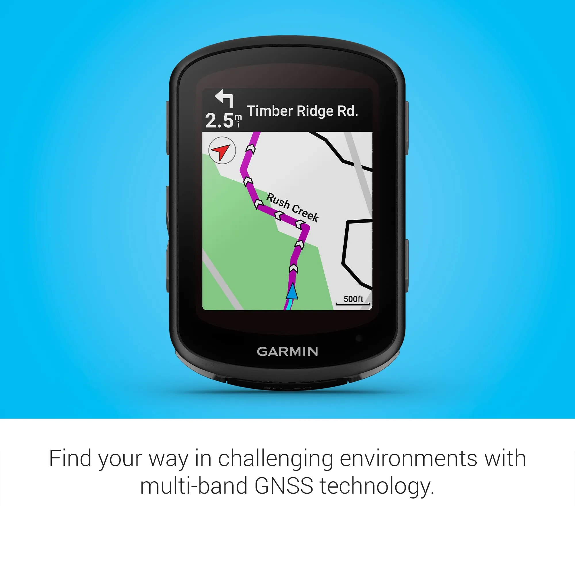 Garmin Edge 540 Solar, Solar-Charging GPS Cycling Computer with Button Controls, Targeted Adaptive Coaching, Advanced Navigation and More