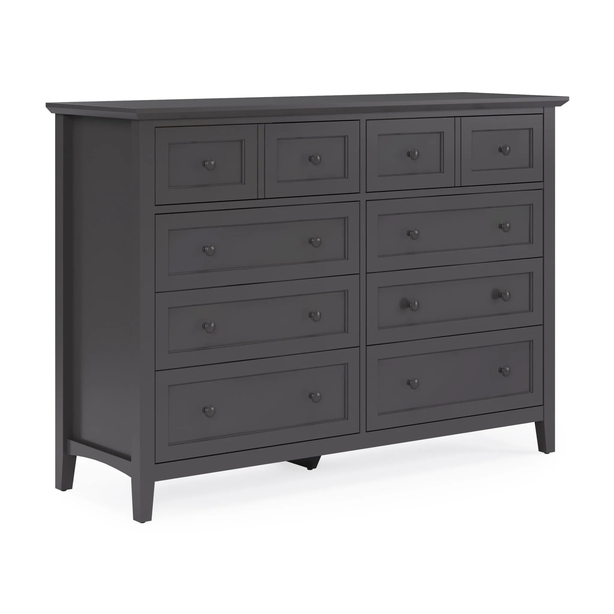 Grace Eight Drawer Dresser in Raven Black (2024)