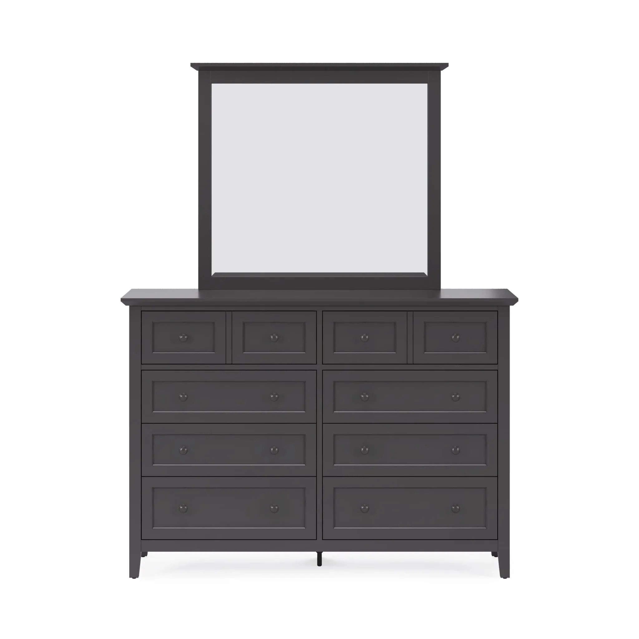 Grace Eight Drawer Dresser in Raven Black (2024)