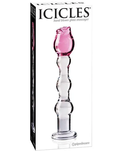 Icicles No. 12 Hand Blown Glass Massager