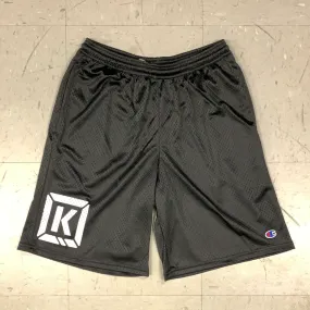 Kink Mesh Champion Gym Shorts Black