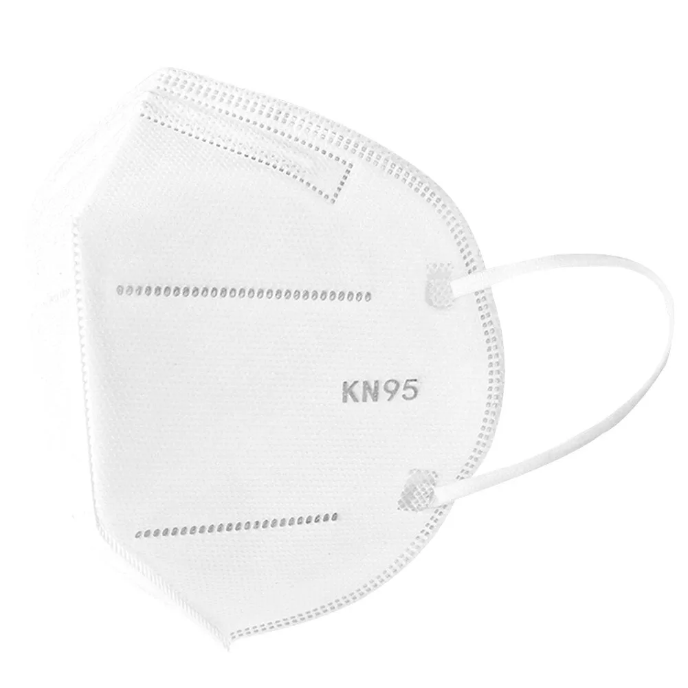 KN95 Foldable Protective Face Mask - White