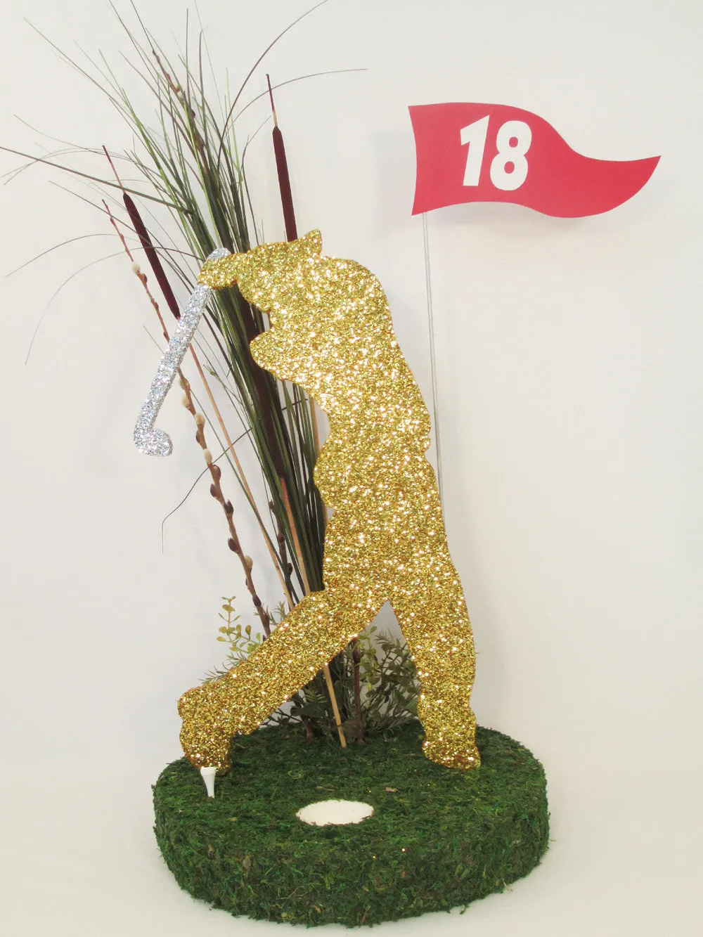 Male Golfer Styrofoam Cutout 2