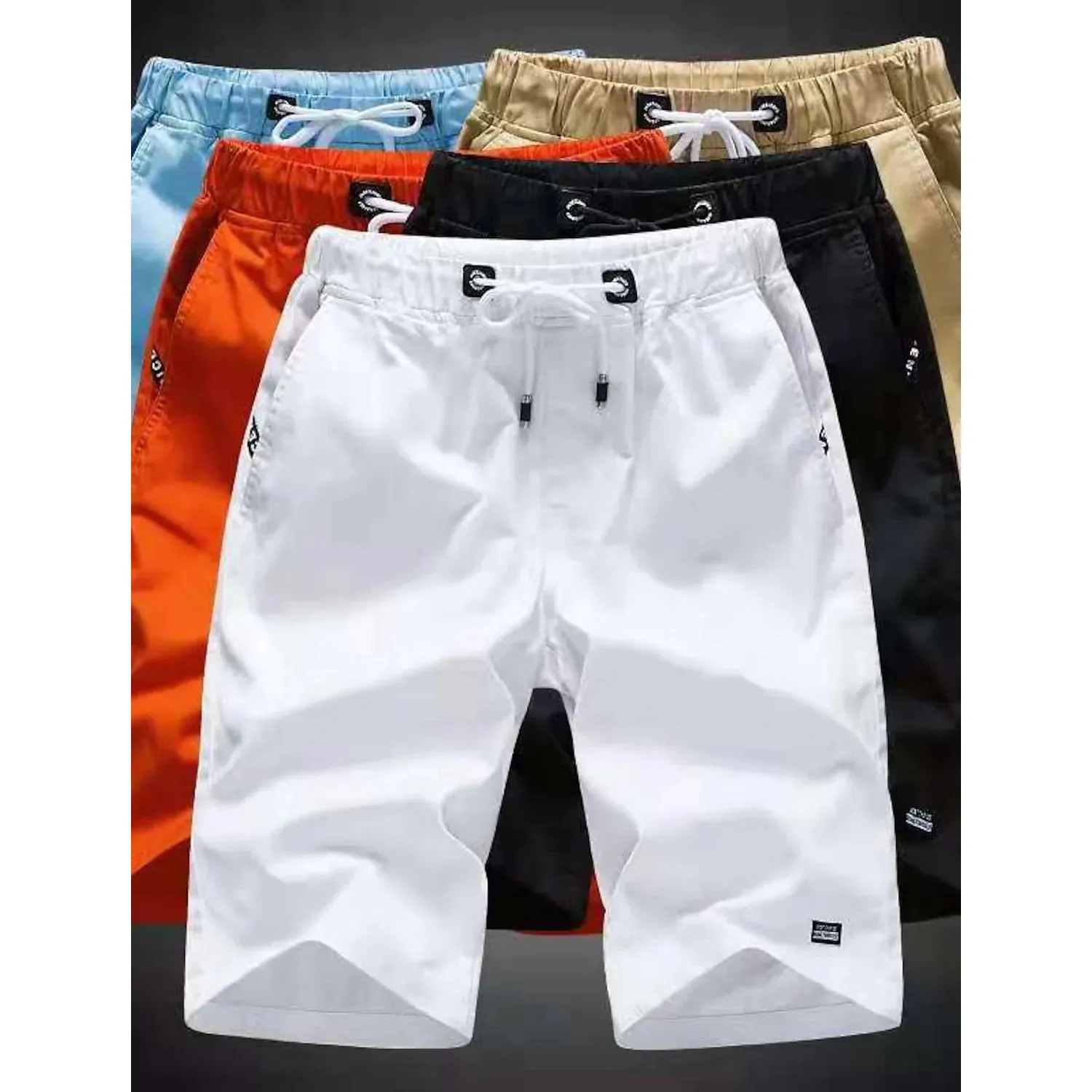 Men's Drawstring Knee Sweatpants