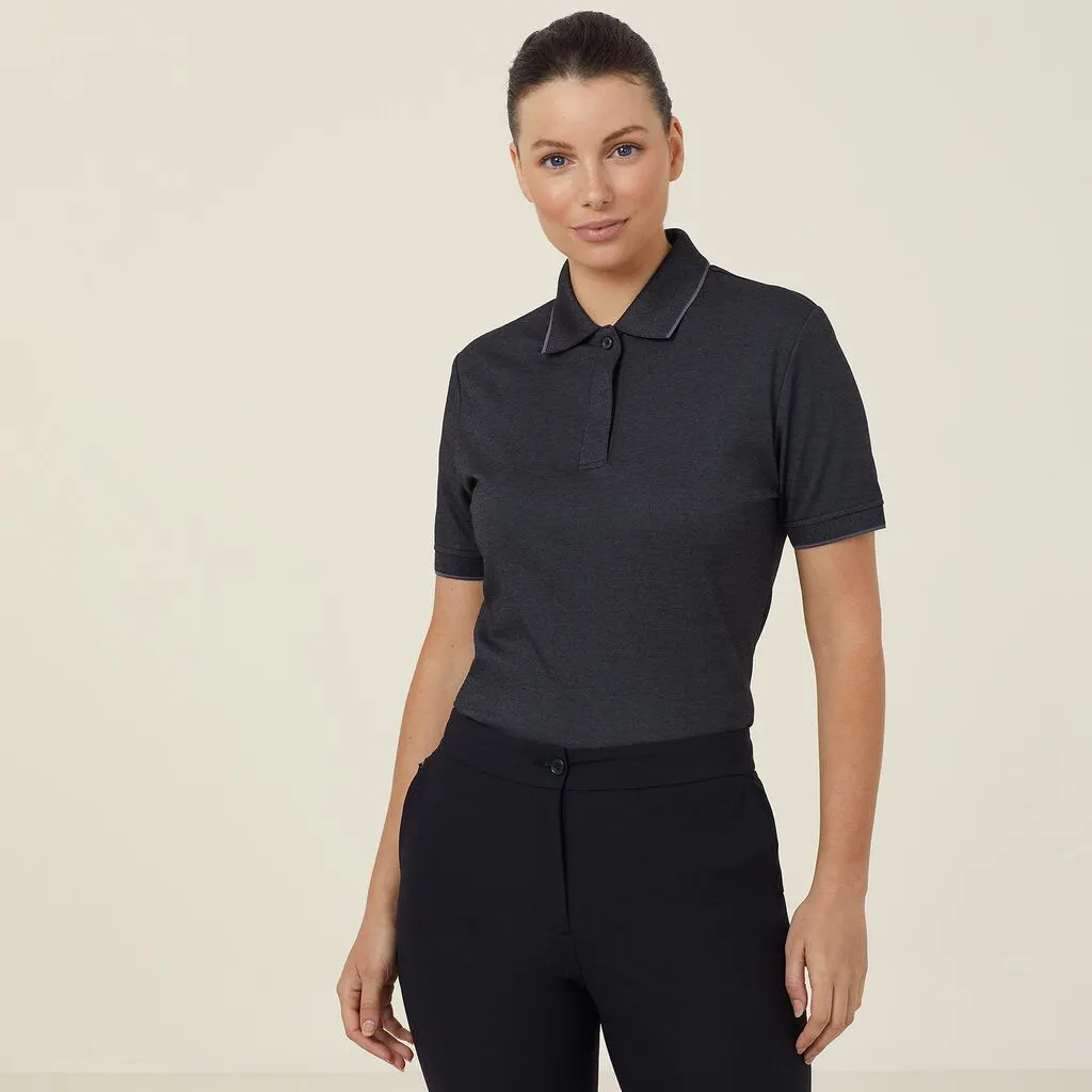 NNT Womens Textured Polo (CATUF9) - 2 Colours