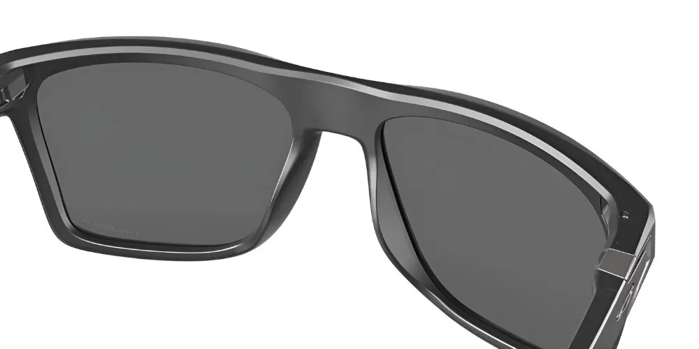 Oakley Mens Fit Leffingwell Matte Black Ink Frame - Prizm Black Lens - Polarized Sunglasses