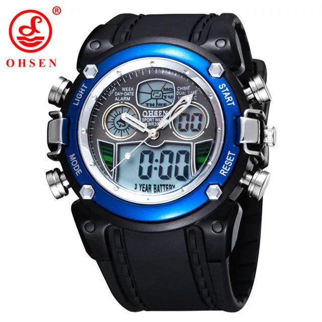 OHSEN Waterproof Diver Military Wristwatch