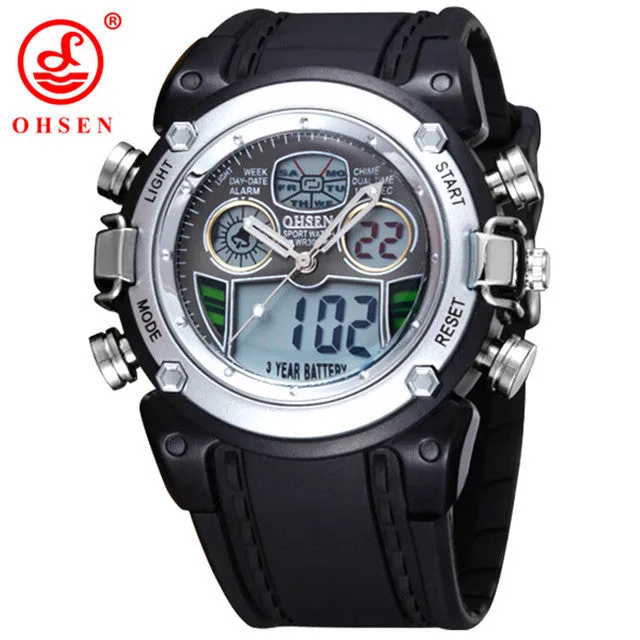 OHSEN Waterproof Diver Military Wristwatch