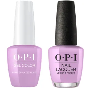 OPI GelColor   Matching Lacquer Purple Palazzo Pants #V34