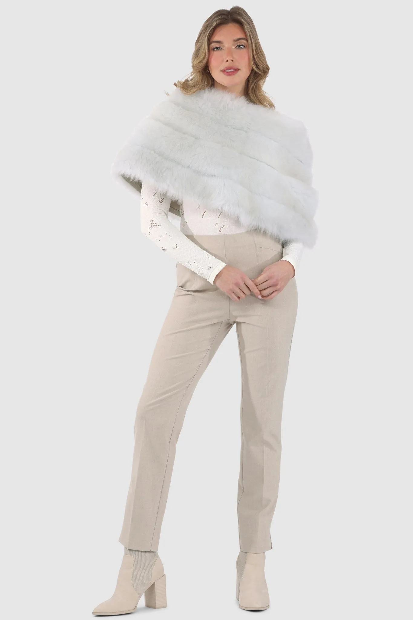 Reversible Merinillo Shearling Lamb Cape