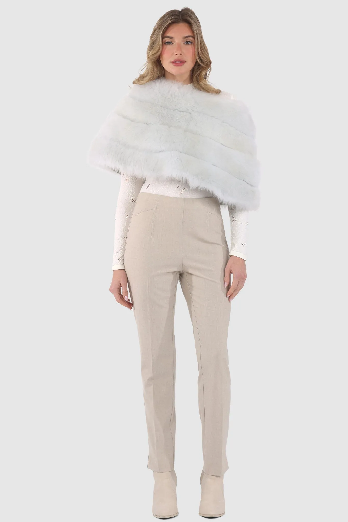 Reversible Merinillo Shearling Lamb Cape