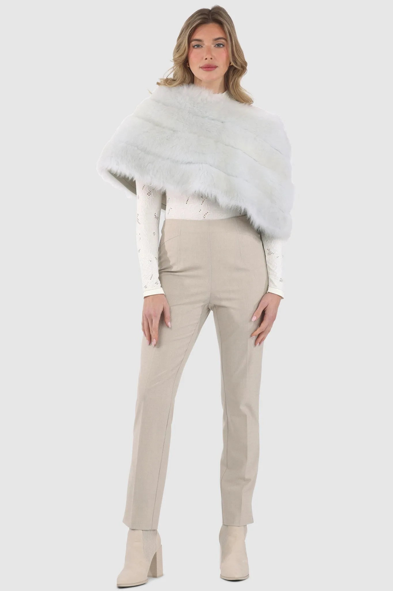 Reversible Merinillo Shearling Lamb Cape