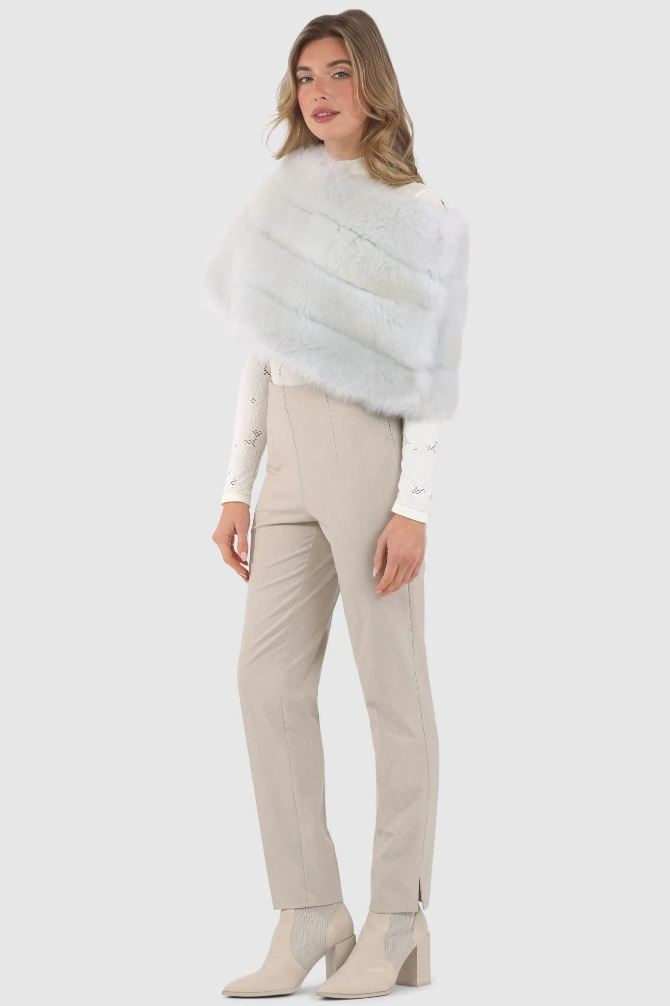 Reversible Merinillo Shearling Lamb Cape