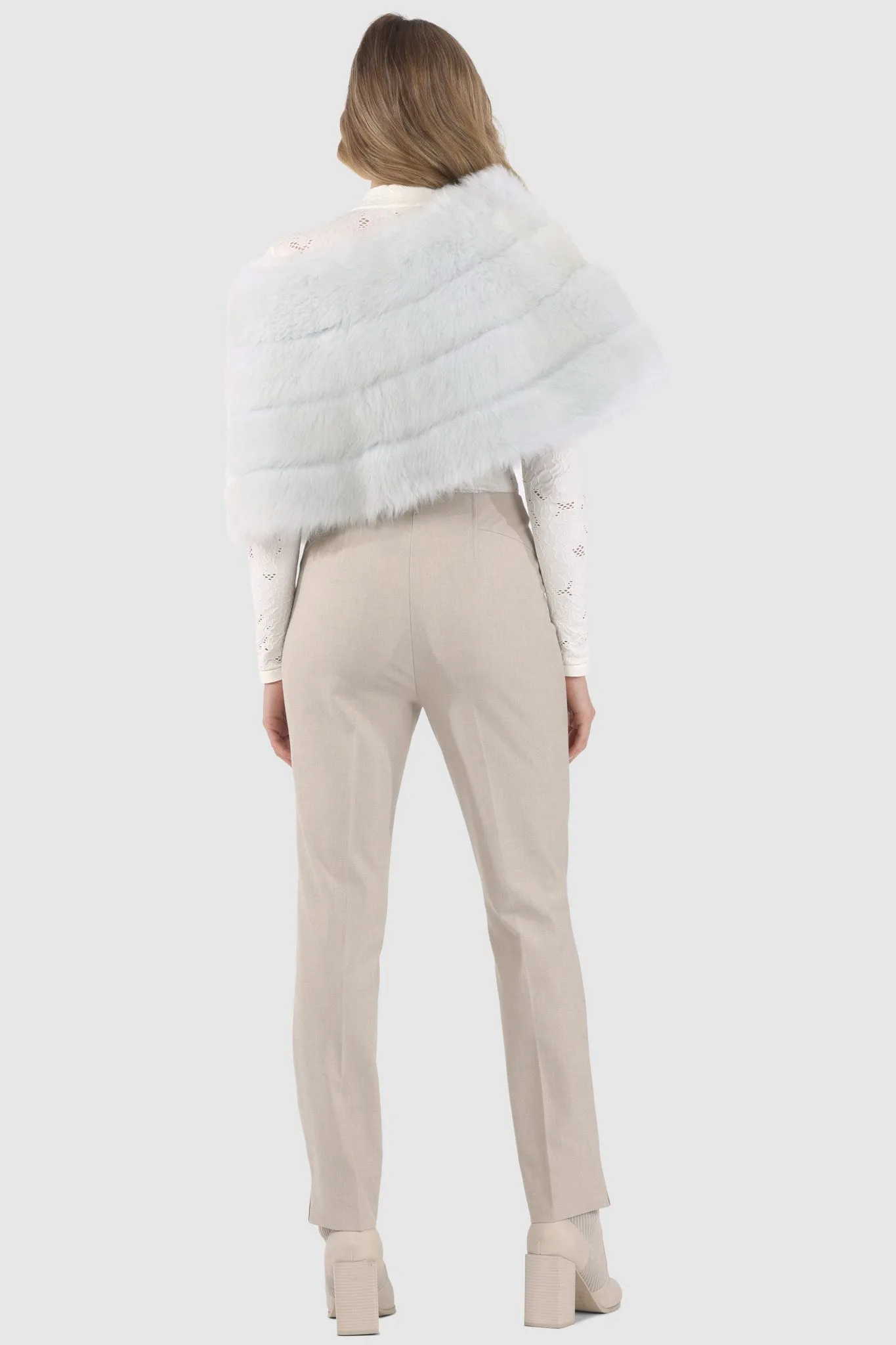 Reversible Merinillo Shearling Lamb Cape