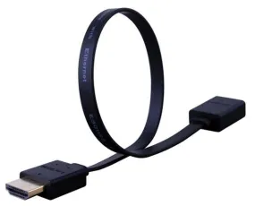 Super Flex Flat HDMI® High Speed Male to Female Cable with Ethernet