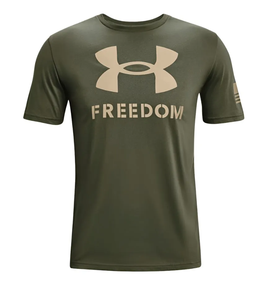 Under Armour Mens UA Freedom Logo Short Sleeve T-Shirt