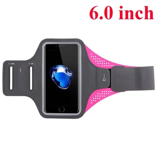 Waterproof Sports Armband Phone Case For iPhone 6 7 8 X For Samsung For Huawei Universal Sport Phone Case Arm Band Running