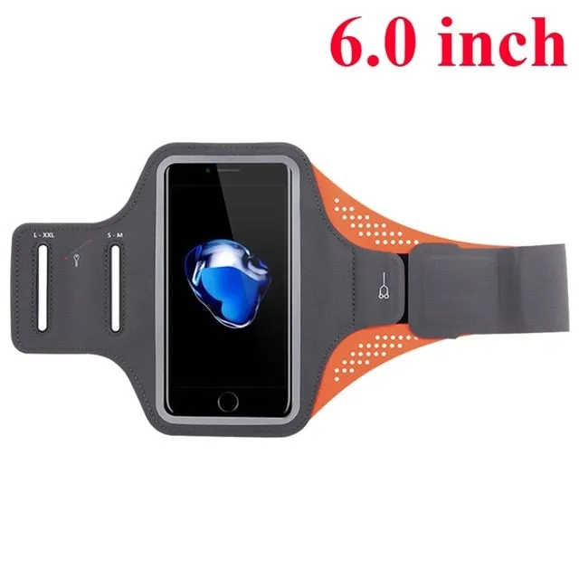 Waterproof Sports Armband Phone Case For iPhone 6 7 8 X For Samsung For Huawei Universal Sport Phone Case Arm Band Running