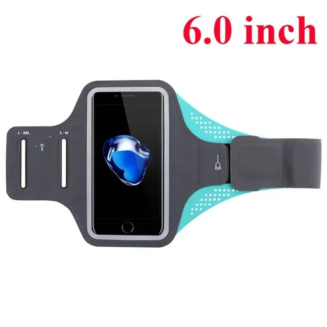 Waterproof Sports Armband Phone Case For iPhone 6 7 8 X For Samsung For Huawei Universal Sport Phone Case Arm Band Running