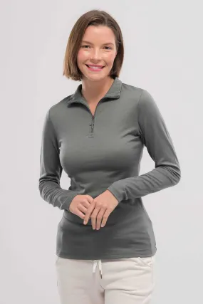 Womens Mountainsilk Half Zip - Olive