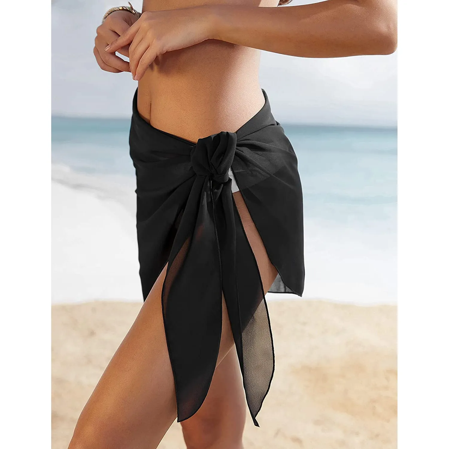 Women's Short Sarongs Beach Wrap