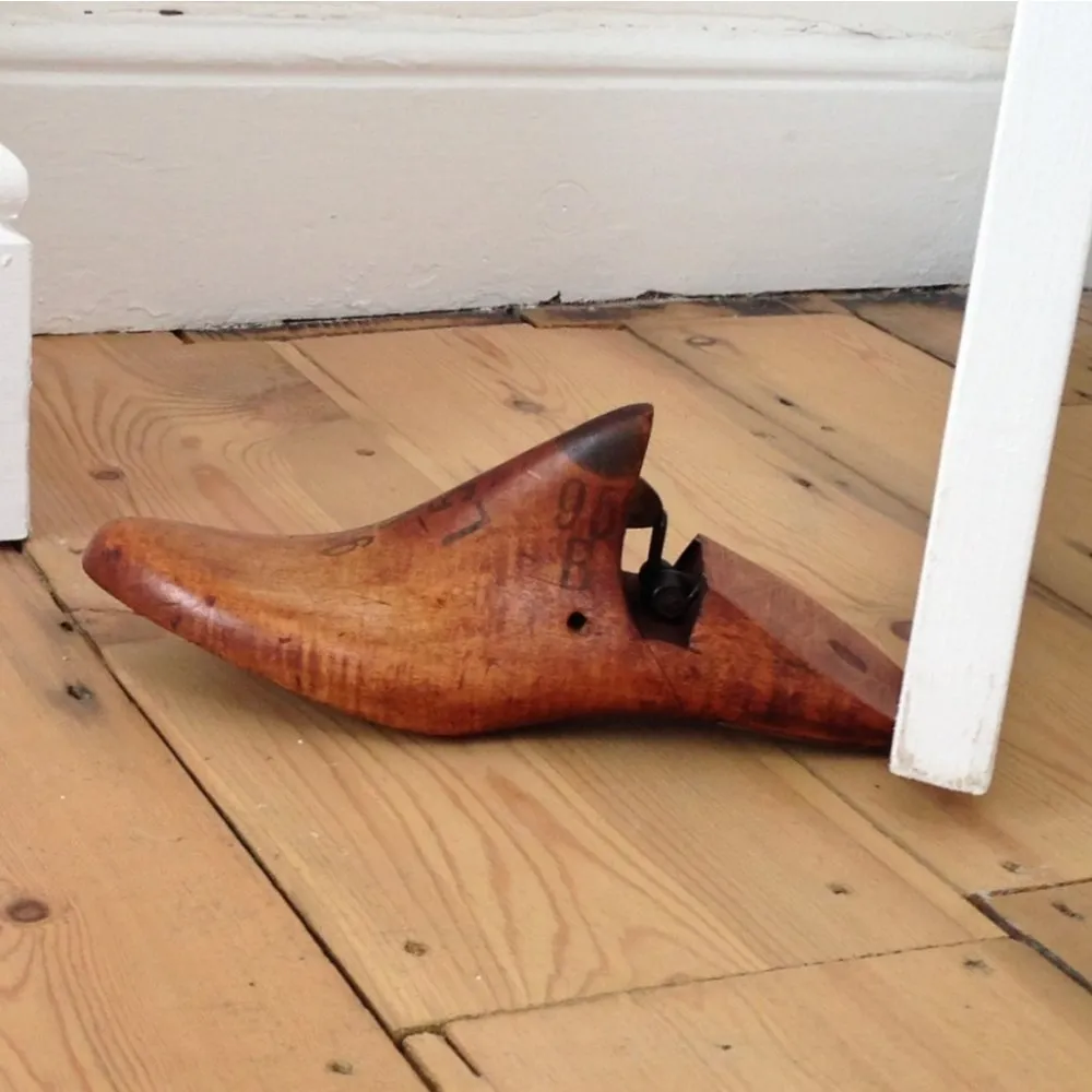 Wooden Shoe Last Door Wedge